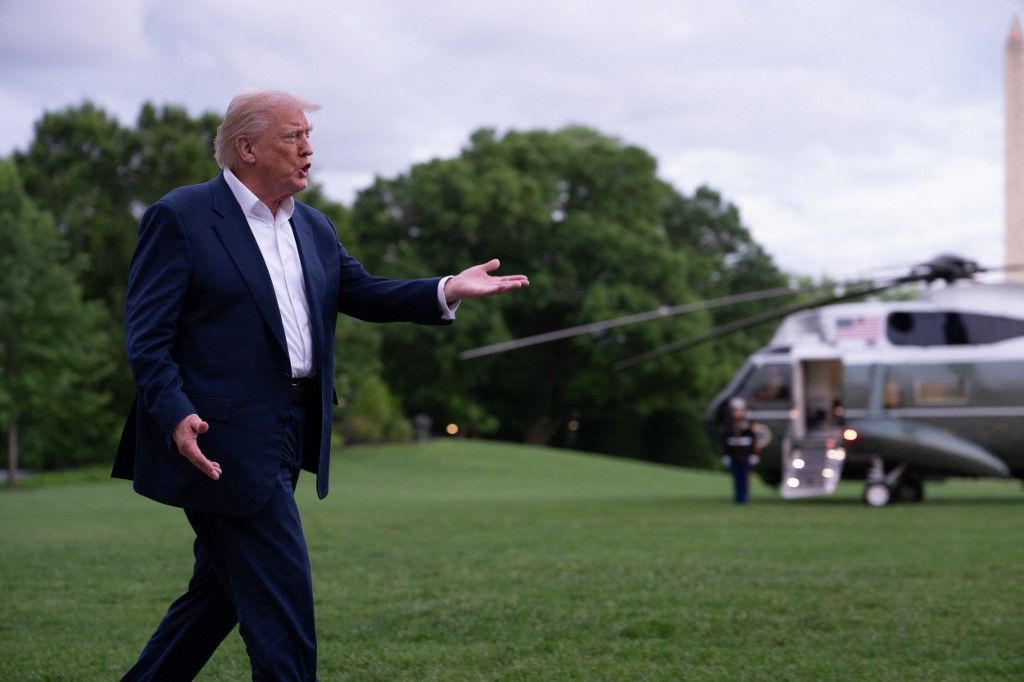 Donald Trump amerikai elnök (Fotó: AFP)