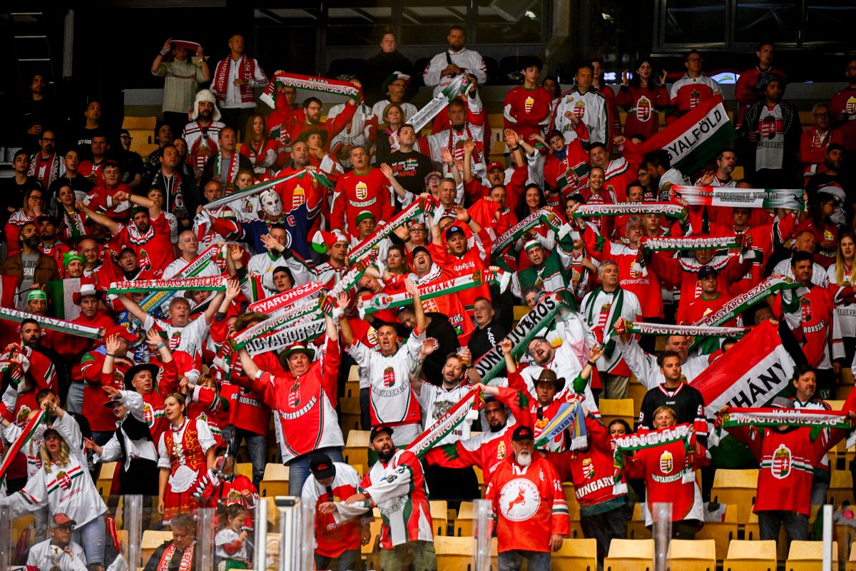 Magyar szurkolók a jégkorong-vb-n
