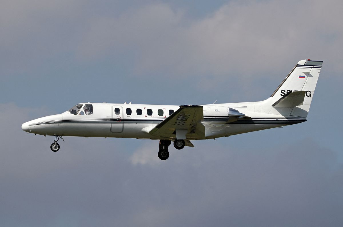 Információk szerint egy Cessna 550-es kisrepülőgép zuhant le