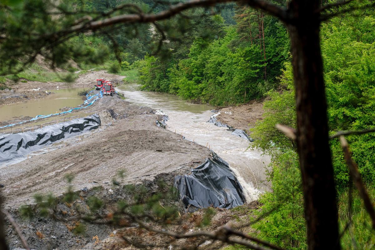 A parajdi sóbánya legújabb részlege is víz alá került
