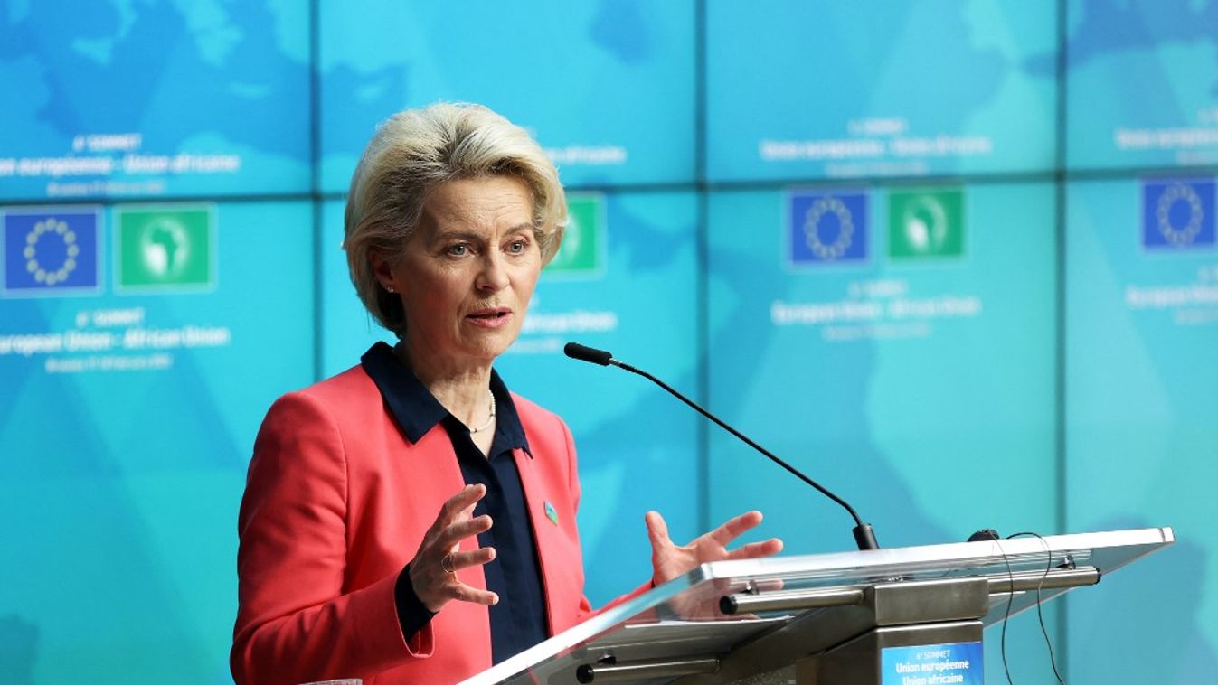 Ursula von der Leyen, az Európai Bizottság elnöke nyilatkozatot tesz a koronavírus betegség (COVID-19) elleni oltásról