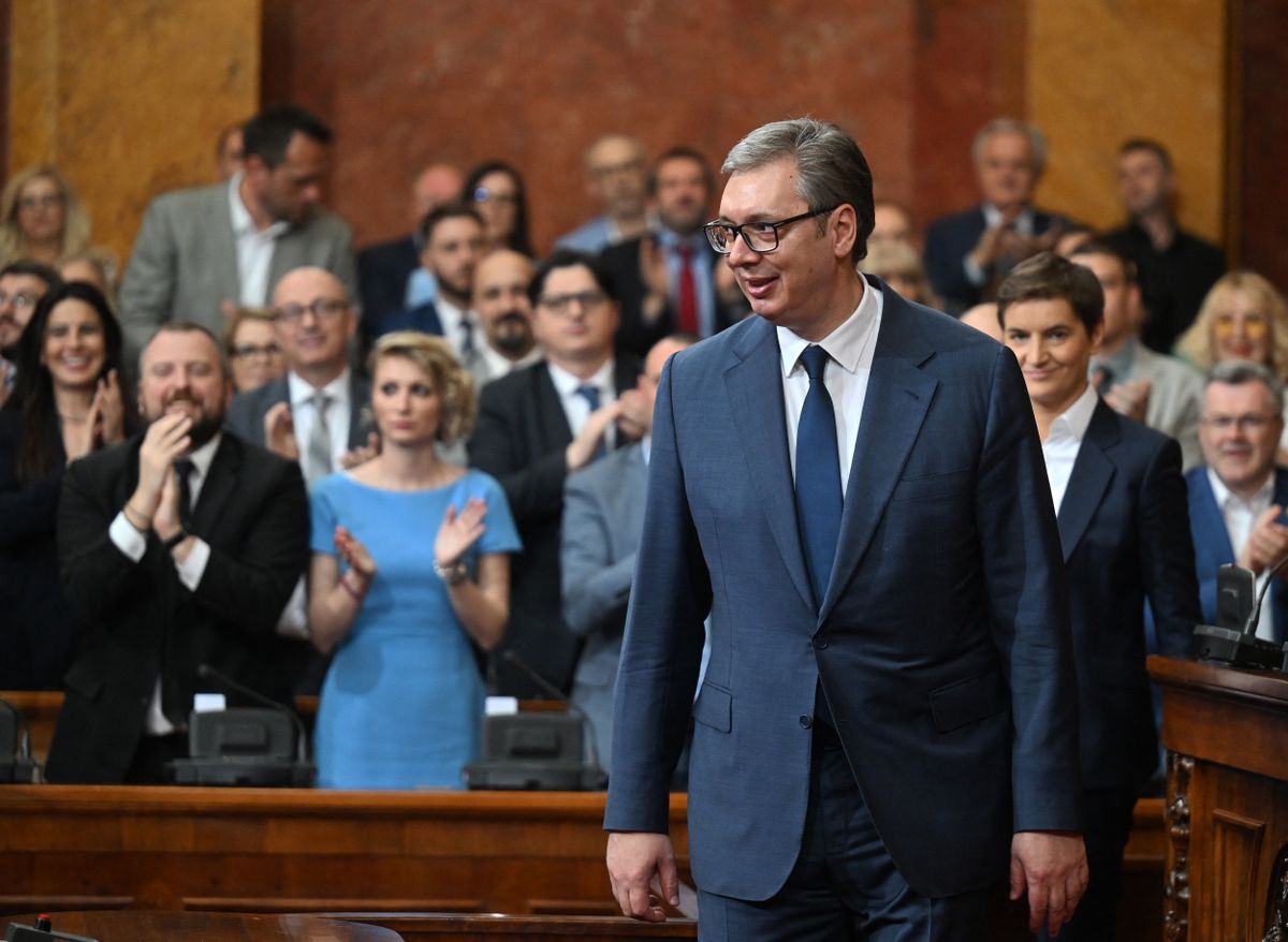 Alekszandar Vucsics a szerb miniszterelnök