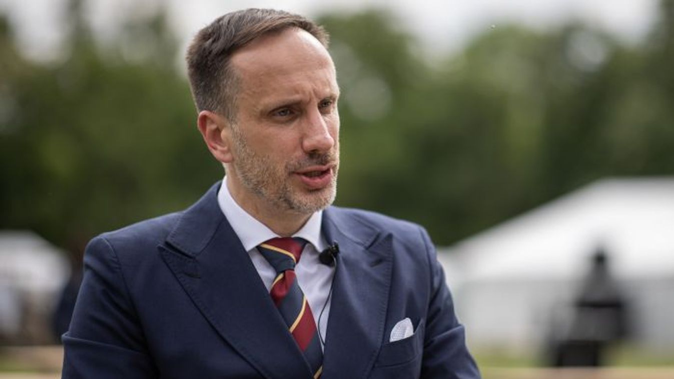 Conservative Polish politician Janusz Kowalski at Budapest's Ludovika Festival on May 8, 2025 (Photo: Attila Polyak) 