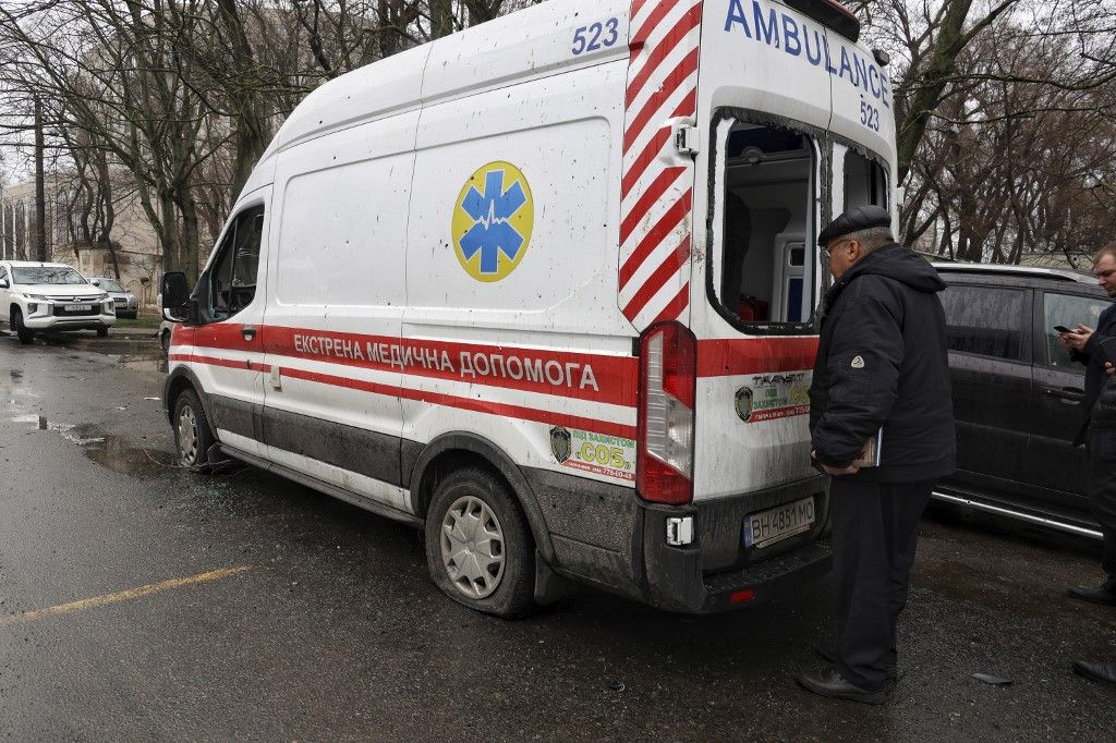Fiatalok lettek egy késes támadás áldozatai. Fotó: NINA LIASHONOK / NurPhoto