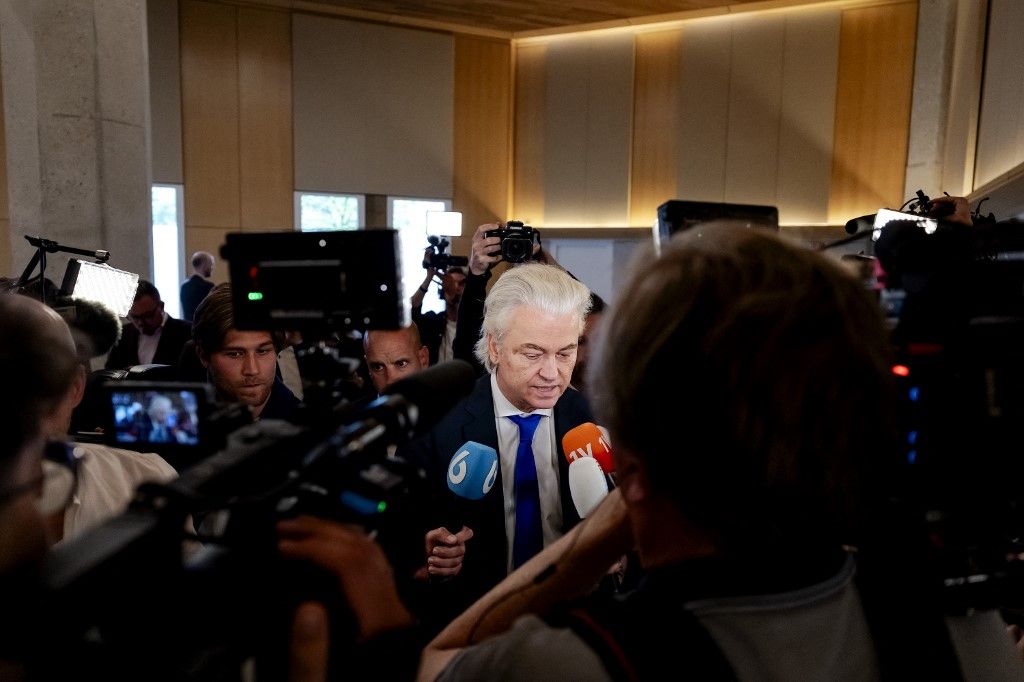 Azonnali fellépésre sürget a migráció kapcsán Geert Wilders. Fotó: ROBIN VAN LONKHUIJSEN / ANP