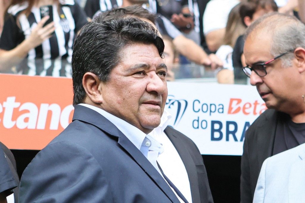 MG - BELO HORIZONTE - 10/11/2024 - BRAZIL CUP 2024, ATLETICO x FLAMENGO - CBF President Ednaldo Rodrigues during the match between Atletico and Flamengo at the Arena MRV stadium for the 2024 Brazil Cup championship. Photo: Gilson Lobo/AGIF (Photo by Gilson Lobo / AGIF / AGIF via AFP)