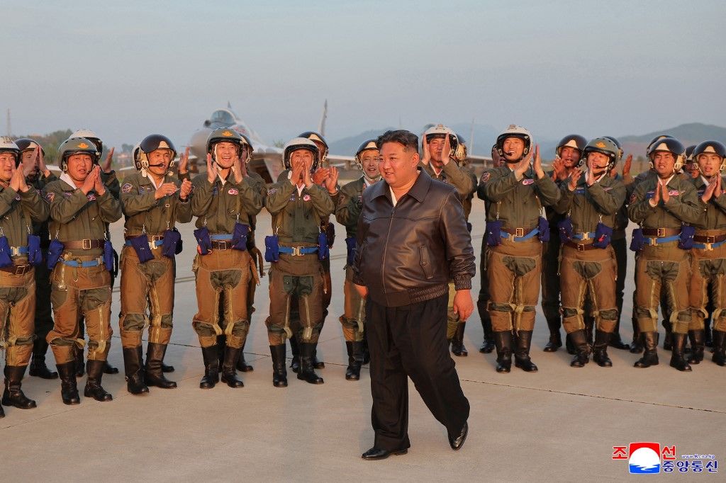 Kim Dzsong Un, észak-koreai vezető (Fotó: AFP)