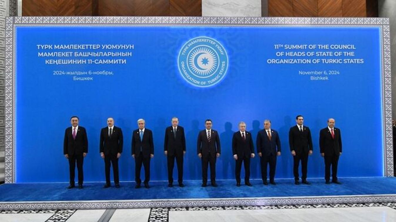 11th Summit of Heads of State of the Organization of Turkic States at the Yntymak Ordo residence in Bishkek on November 6, 2024 (Photo: AFP/Vyacheslav Oseledko)