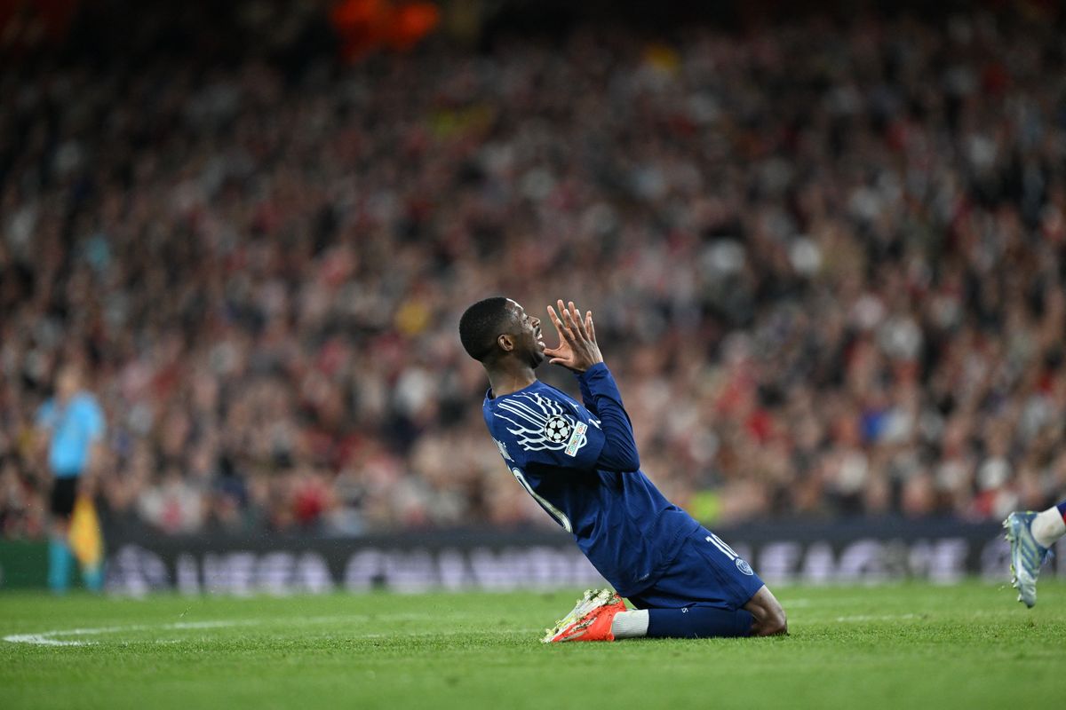 Dembélé szállította a győzelmet a PSG-nek az Arsenal elleni BL-elődöntő első mérkőzésén