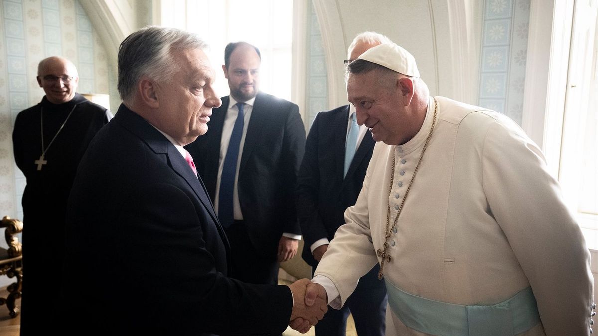 Orbán Viktor a tihanyi apátság átadóján