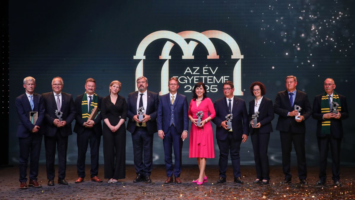 Átadták az Év egyeteme 2025 díjat + fotók