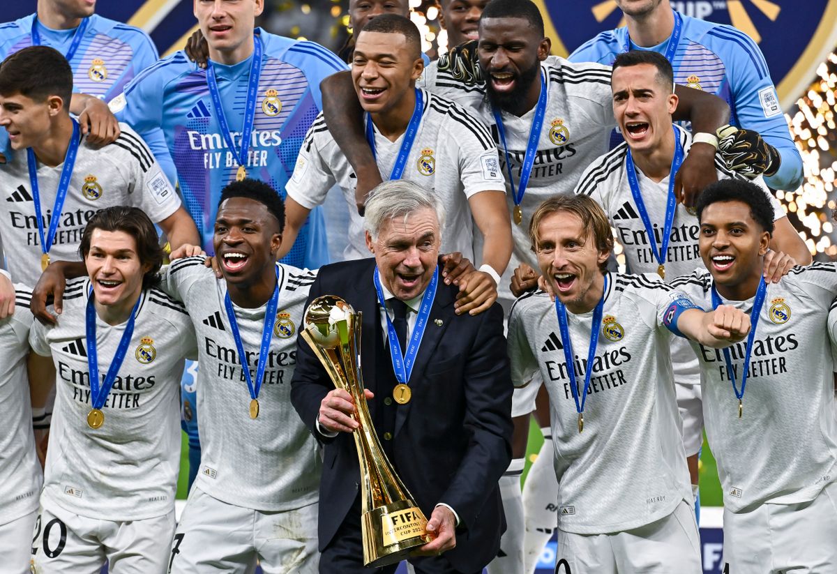 Carlo Ancelotti 15 trófeát nyert a Real Madriddal.