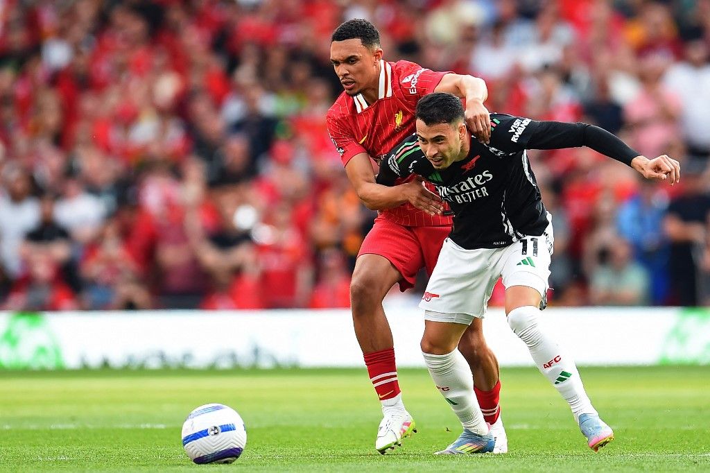 A Liverpooltól távozó Alexander-Arnold vastagon benne volt az Arsenal egyenlítő góljában