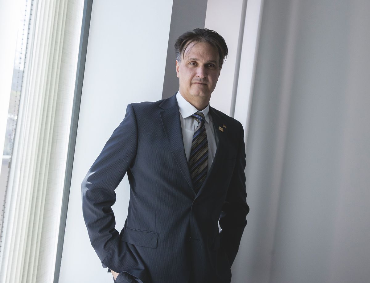 20250409 Budapest
Dr. Kucsera Tamás Gergely, a Budapesti Metropolitan Egyetem rektora
fotó: Mirkó István MI
Magyar Nemzet