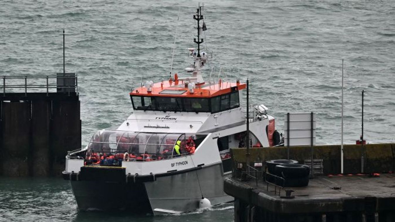 Migrants arrive in the UK (Photo: AFP)