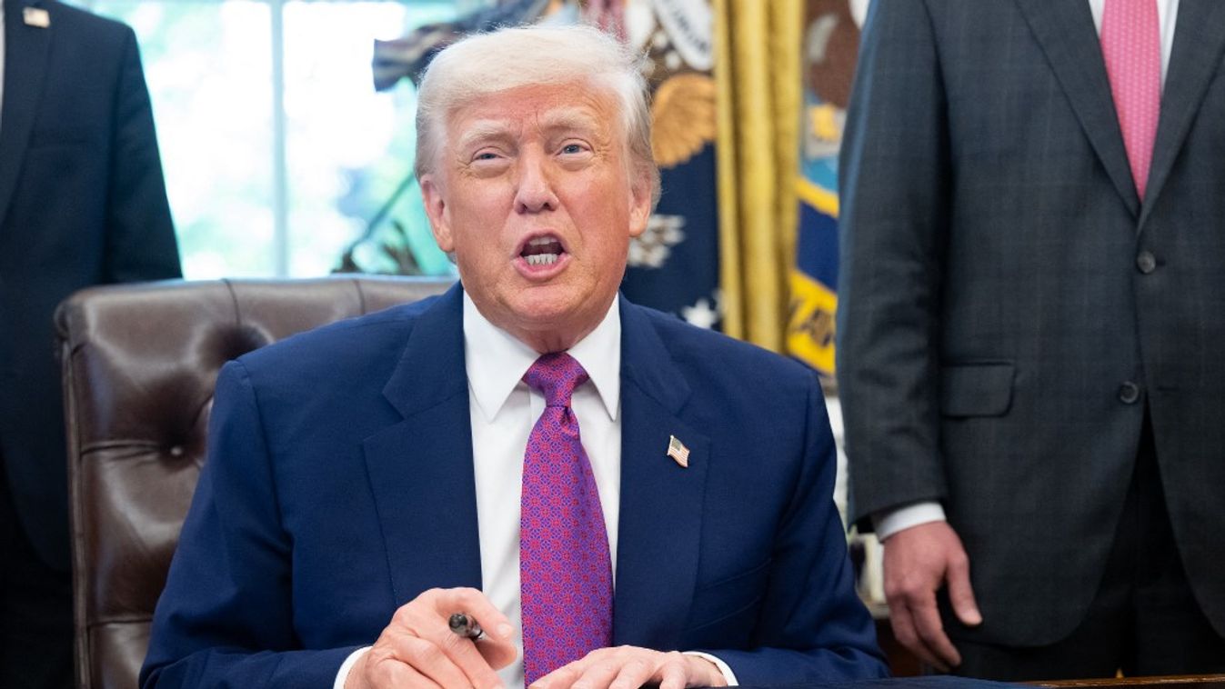Donald Trump amerikai elnök (Fotó: AFP)