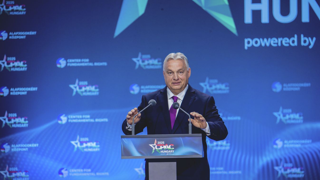 Orbán Viktor magyar miniszterelnök (Fotó: Csudai Sándor)
