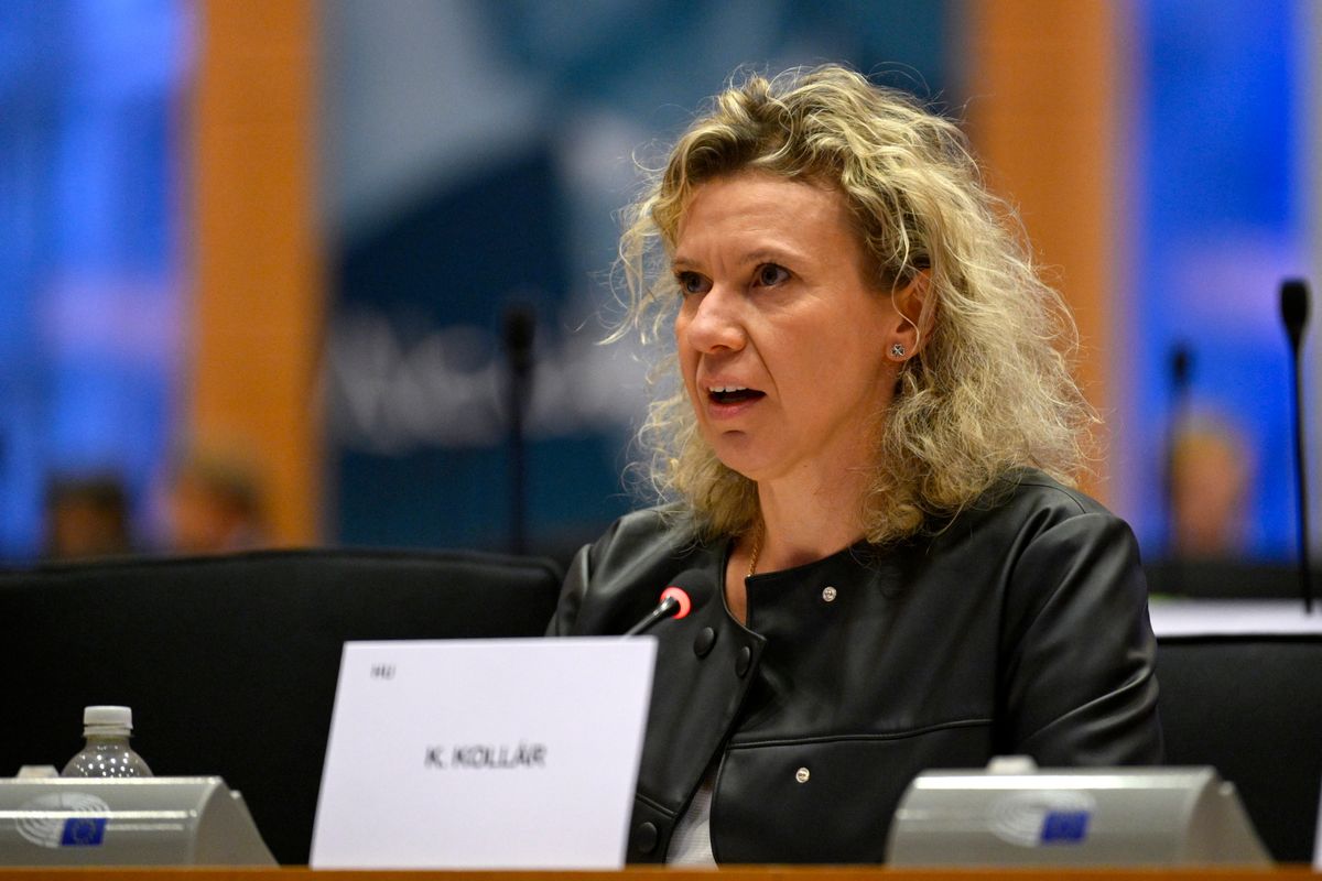 Brüsszel, 2024. november 18.
Kollár Kinga, a Tisza Párt EP-képviselője felszólal az Európai Parlament Gazdasági és Monetáris Bizottságának (ECON) brüsszeli ülésén 2024. november 18-án.
MTI/Purger Tamás