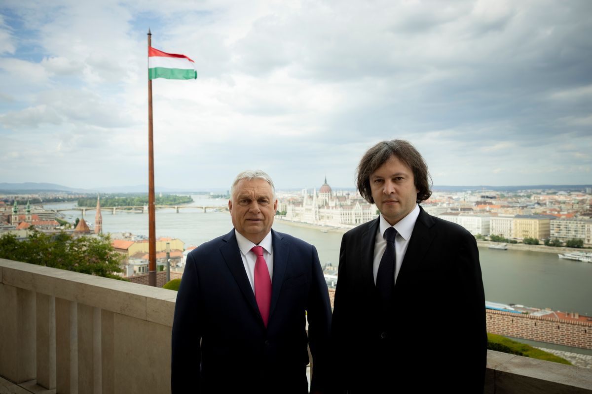 Orbán Viktor fogadta Irakli Kobakhidze georgiai miniszterelnököt