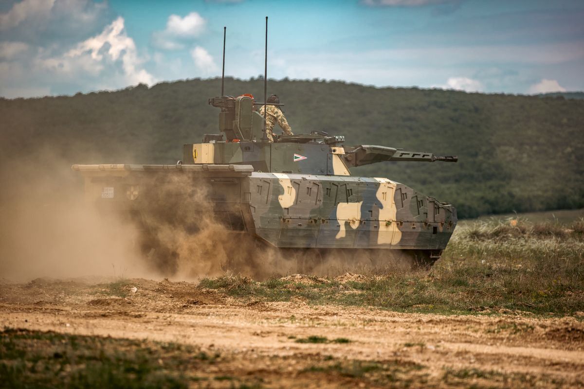 A honvédség Lynx KF-41-es harcjárműve a Bölényroham gyakorlaton (Forrás: Honvédelem.hu)
