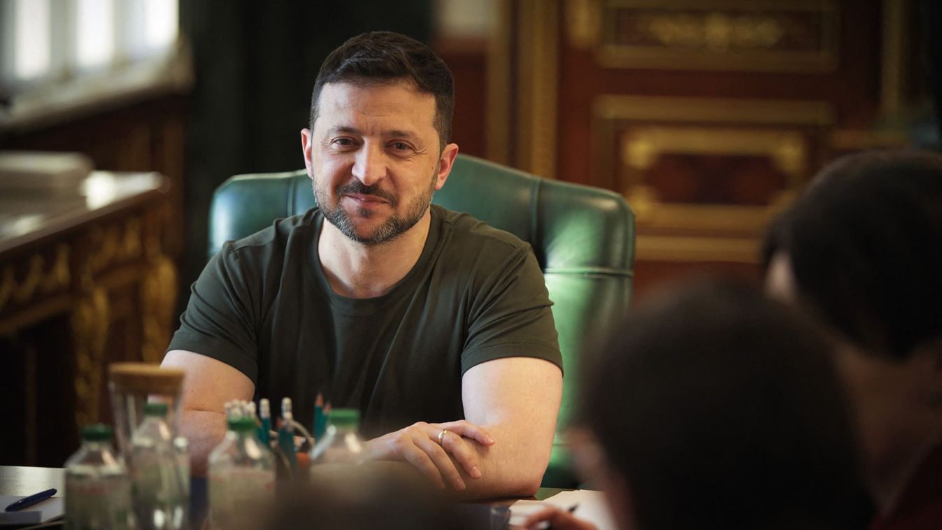 Volodimir Zelenszkij ukrán elnök