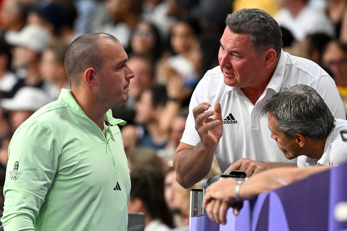 Halász Bence és Németh Zsolt a párizsi olimpián. A mesteredző a Magyar Atlétikai Szövetség elnökségének legfőbb kritikusa