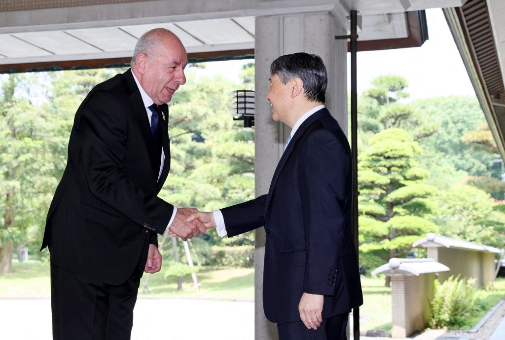 Naruhito japán császár fogadja Sulyok Tamás köztársasági elnököt