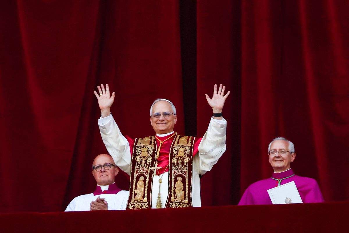 American cardinal Robert Prevost, now known as Leo XIV, has been elected a new pope by the cardinal electors on the second day of the conclave. On May 8th, 2025 in Vatican City, Vatican. (Photo by Beata Zawrzel/NurPhoto) (Photo by Beata Zawrzel / NurPhoto / NurPhoto via AFP)