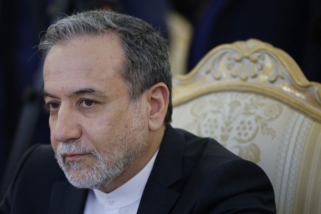 Iranian Foreign Minister Abbas Araghchi attends a meeting with his Russian counterpart Sergei Lavrov in Moscow on April 18, 2025. (Photo by Tatyana MAKEYEVA / POOL / AFP)