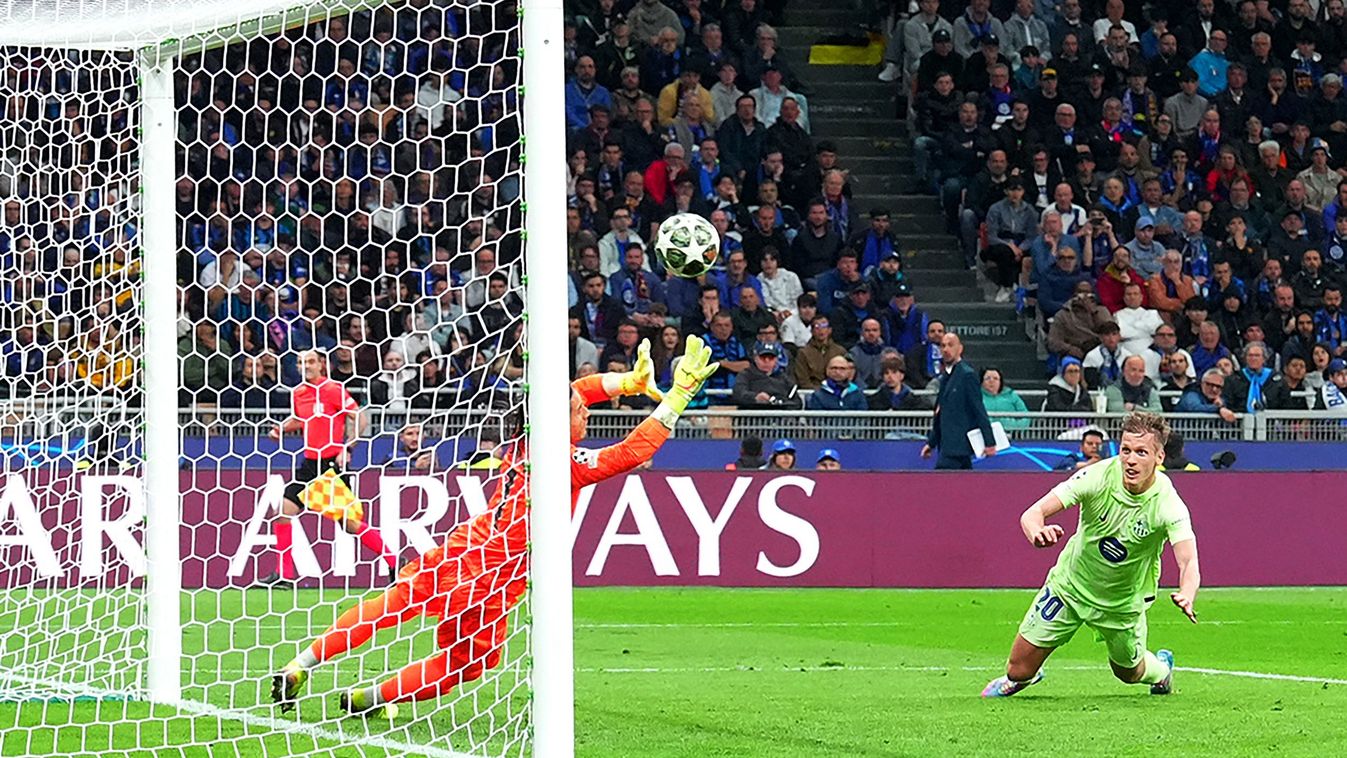 A Barcelona's Dani Olmo fejesével egyenlített 2-2-re az Inter ellen