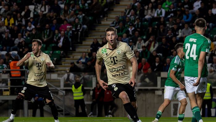 Az FTC Szalai Gábor góljával került előnybe Győrben.
