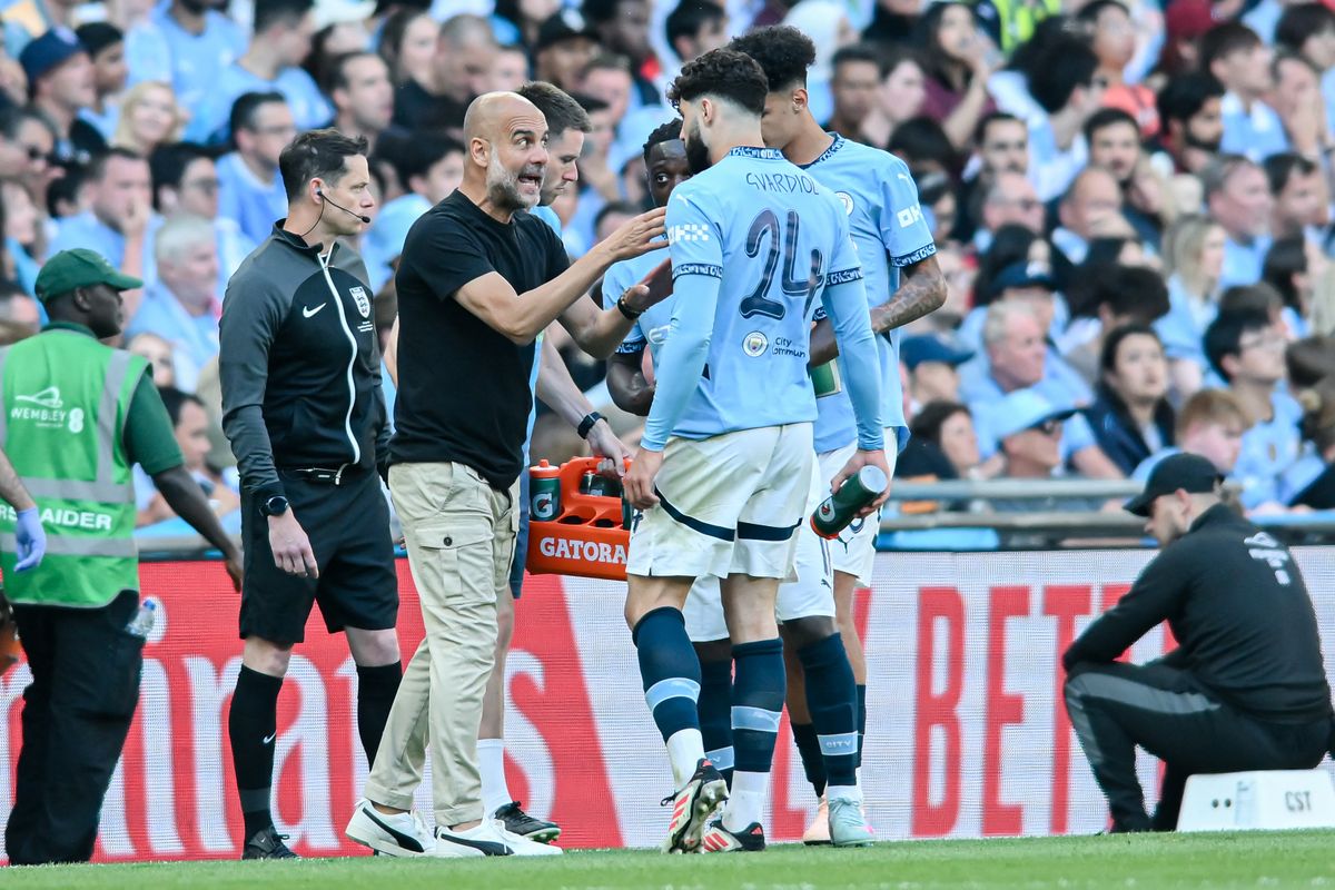 Pep Guardiola a saját játékosait sem kímélte a kupadöntőn