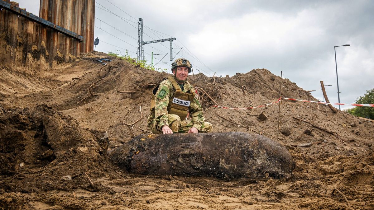 Bombát találtak egy lakóparkban