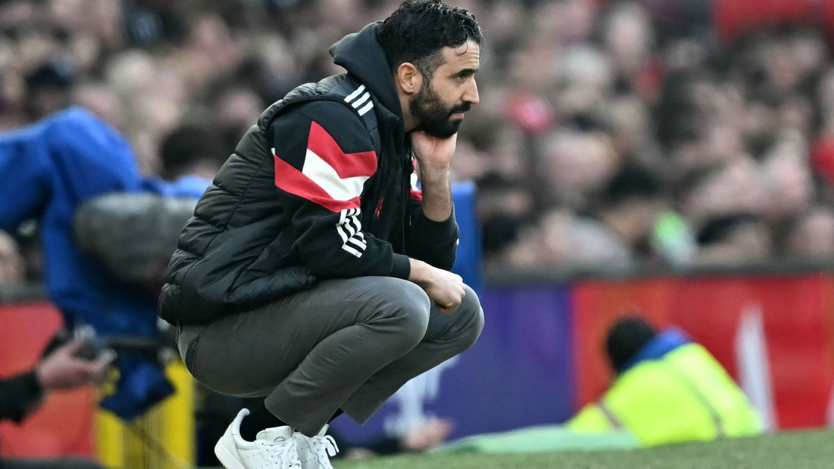 Rúben Amorim nehéz pillanatokat él át a Manchester United edzőjeként