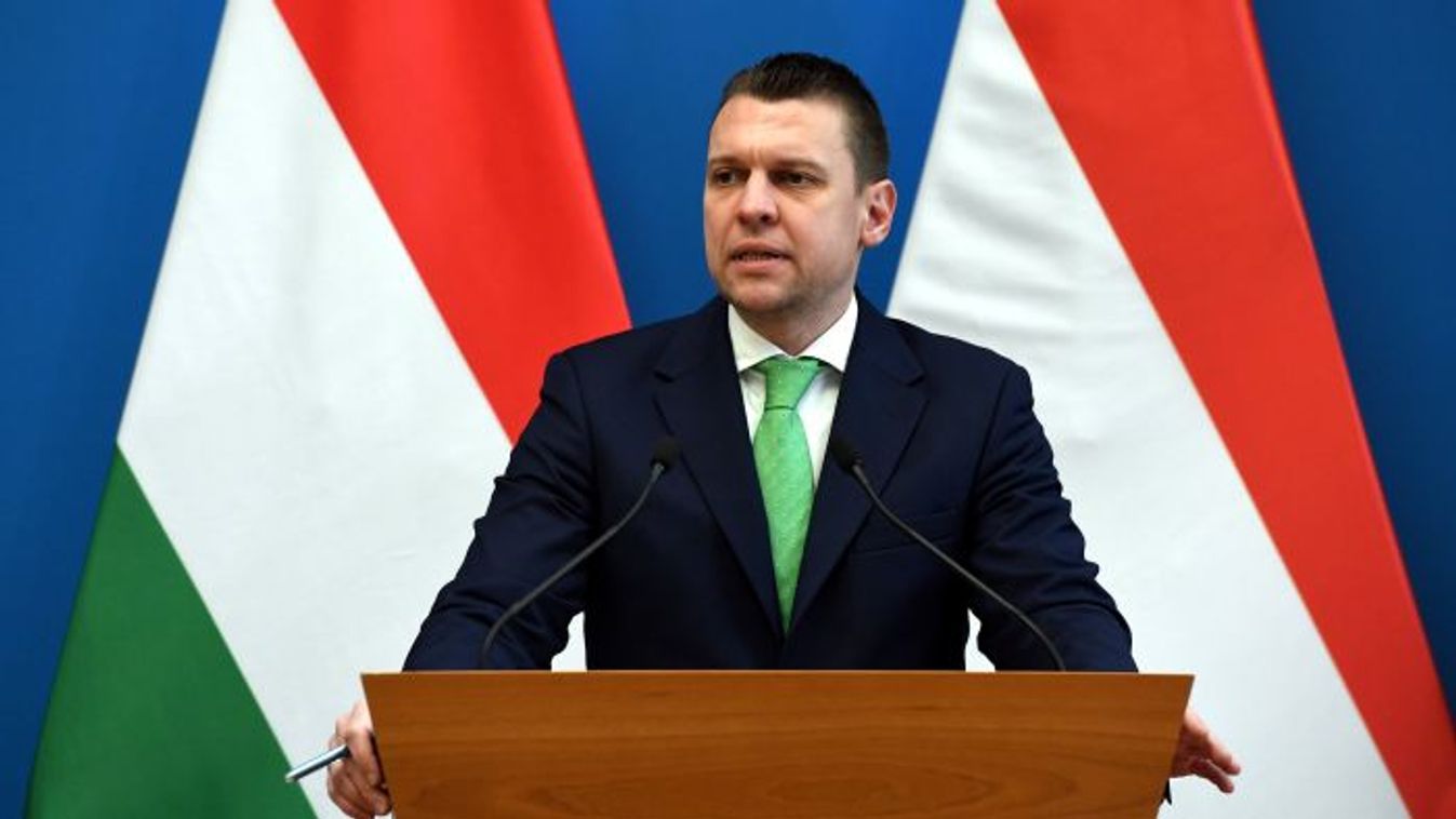 Tamas Menczer, communications director of Hungary's ruling parties (Photo: MTI/Attila Kovacs)