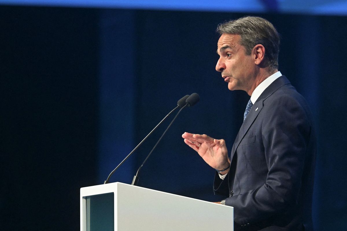 Olaszország és Görögország megállapodást kötött a migráció kezeléséről. Meloni és Mitsotakis közös fellépést sürget az EU-ban. A képen Kiriákosz Micotákisz.