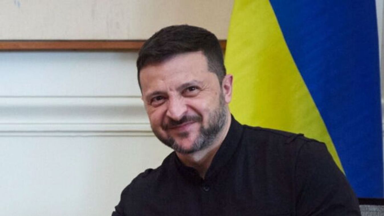 Volodymyr Zelensky (Photo: MTI/EPA/Ukrainian President's Press Service)