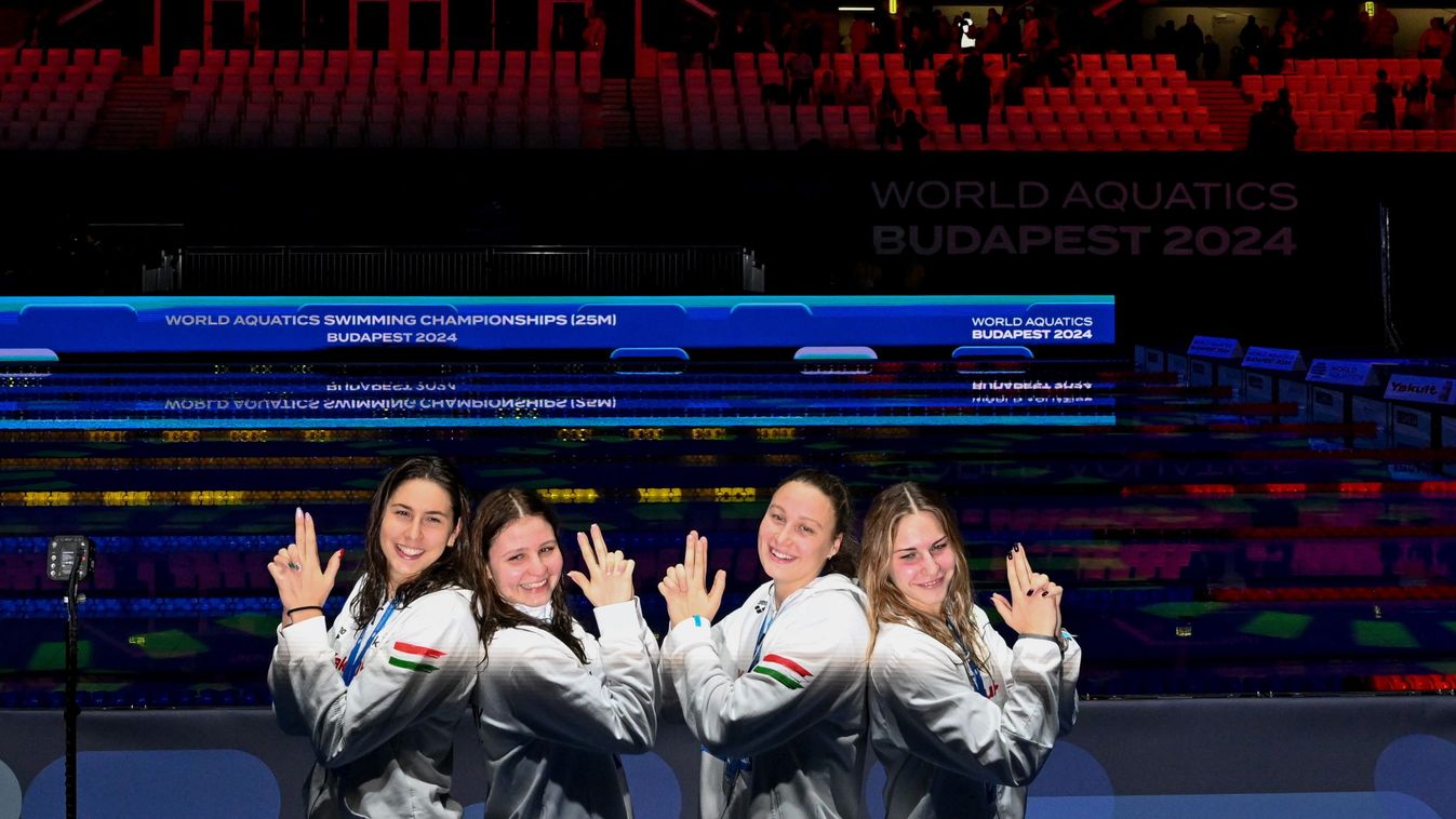 A 2024-es rövidpályás-vb-n mindenkit meglepett a magyar négyes