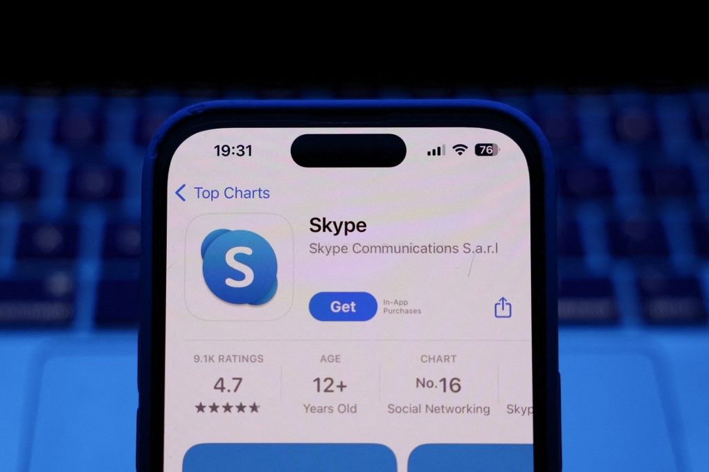 Megszüntetik a Skype-ot. Így már nem lehet ingyenesen telefonálni (Fotó: AFP)