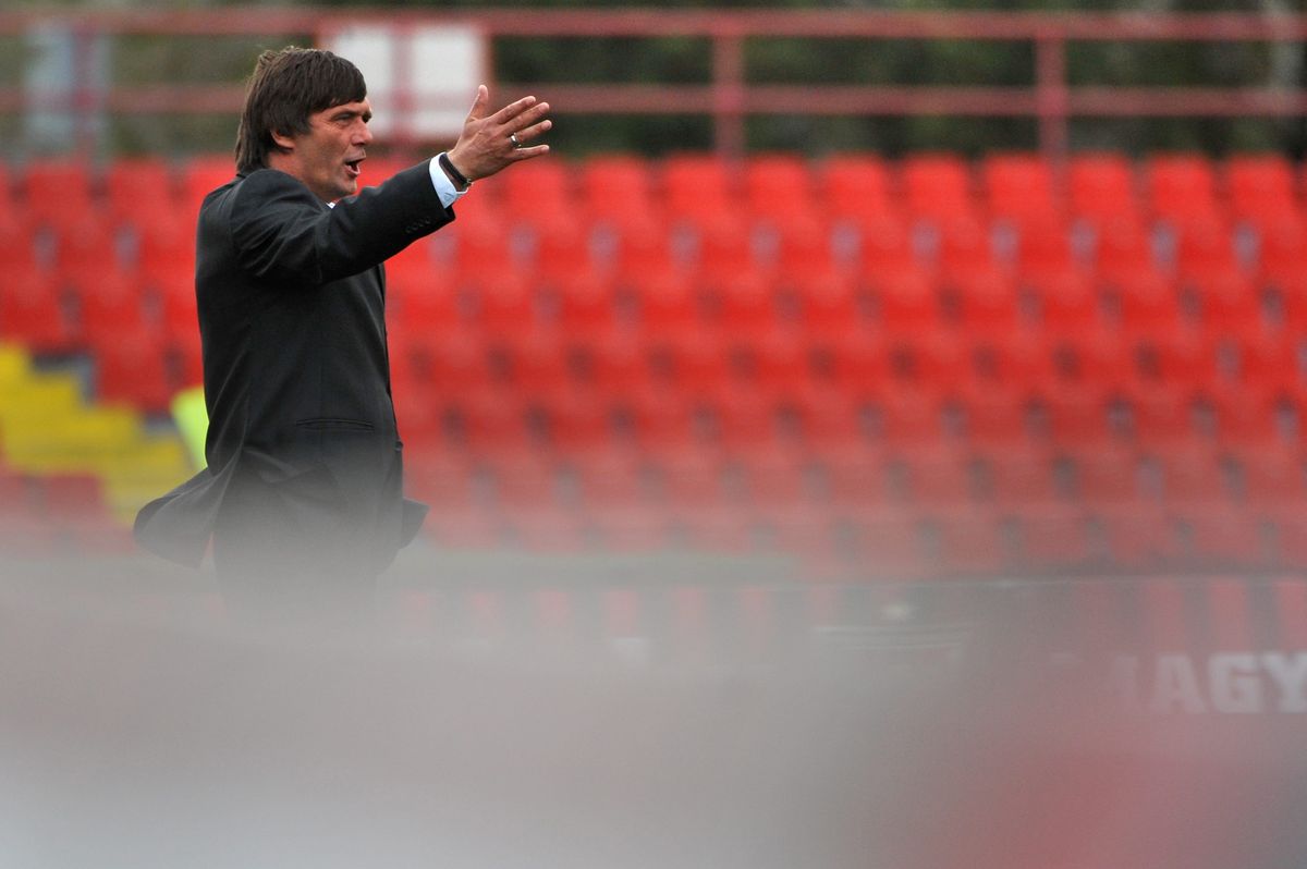 Aczél Zoltán 2011-ben, a Haladás edzőjeként