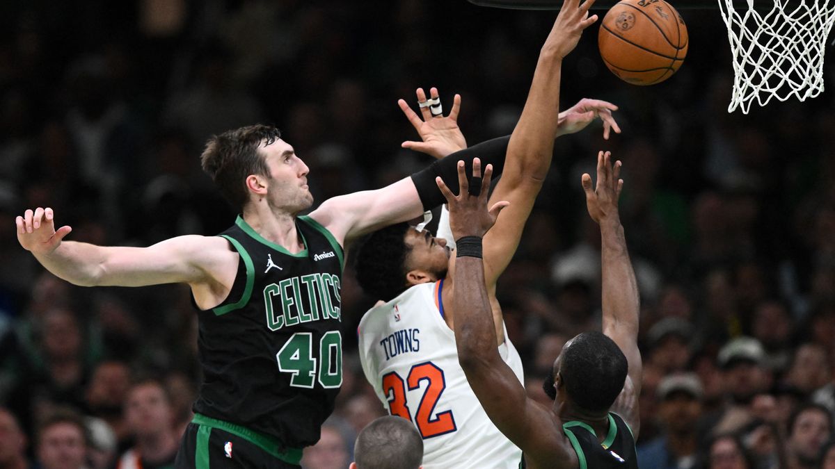 Luke Kornet a Boston Celtics játékosa remekelt a New York ellen.
