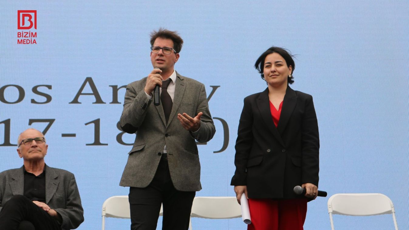 Pál Dániel Levente és Rena Jahangirli Bakuban.