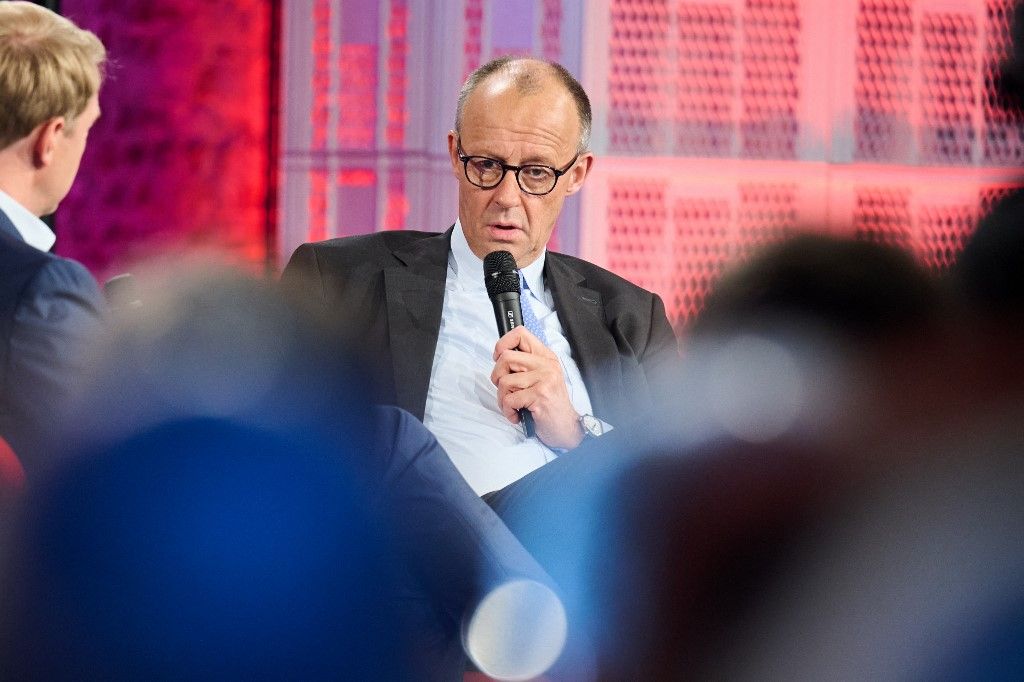 Friedrich Merz német kancellár (Fotó: AFP)