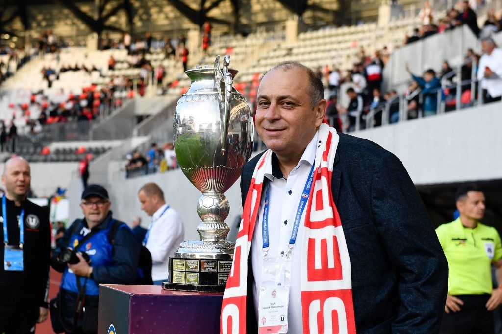 Laszlo Dioszegi during the finals of Cupa Romaniei, disputed between FC Universitatea ''U'' Cluj and Sepsi OSK, on Stadion Municipal in Sibiu, 24 May 2023 (Photo by Flaviu Buboi/NurPhoto) (Photo by Flaviu Buboi / NurPhoto / NurPhoto via AFP)