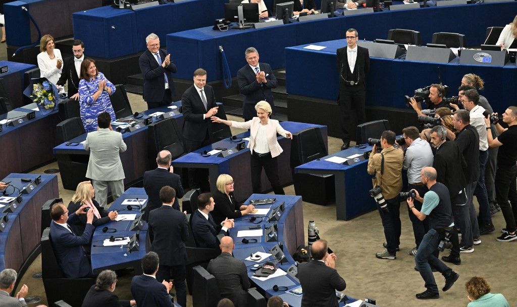Brüsszel újabb akciója hazánk ellen (Fotó: AFP)