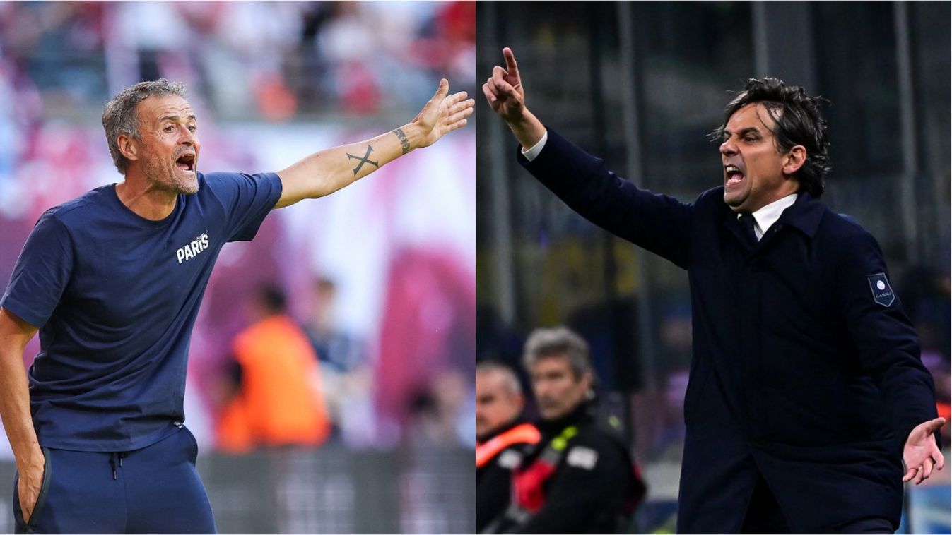 Inter, PSG, edző, BL, Bajnokok Ligája, döntő, Simone Inzaghi, Luis Enrique, 