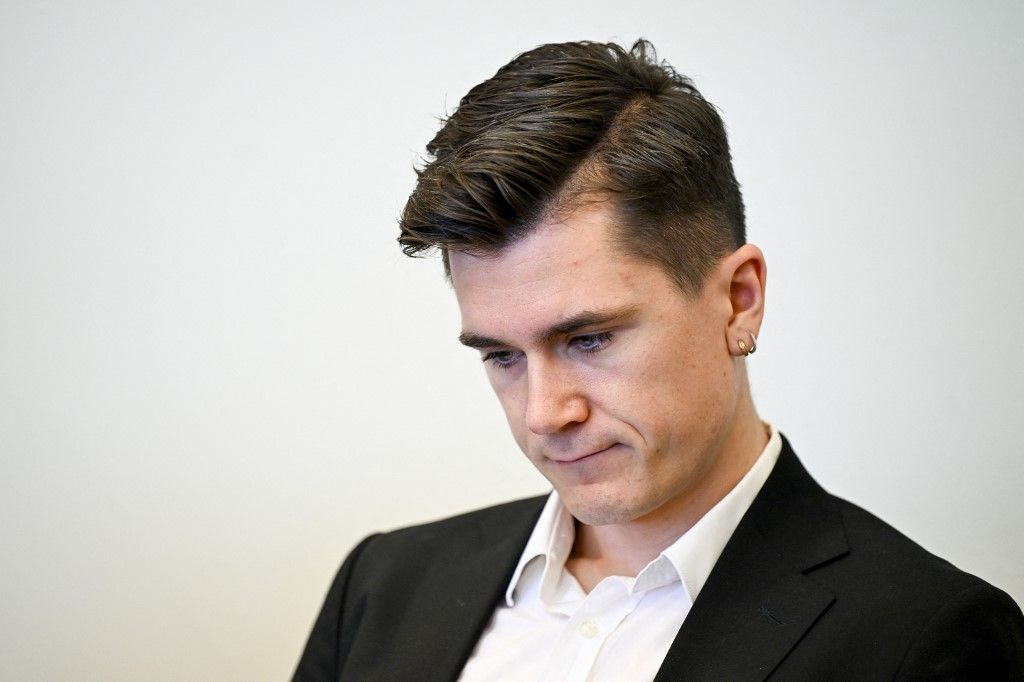 A bántalmazott Jakob Ingebrigtsen a bíróságon. Gjert Ingebrigtsen őt is verte