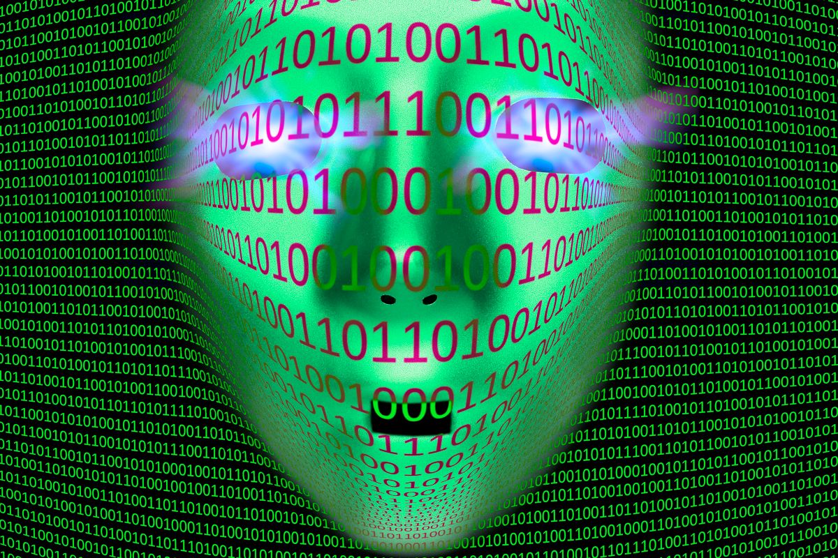 Artificial intelligence, conceptual computer artwork.