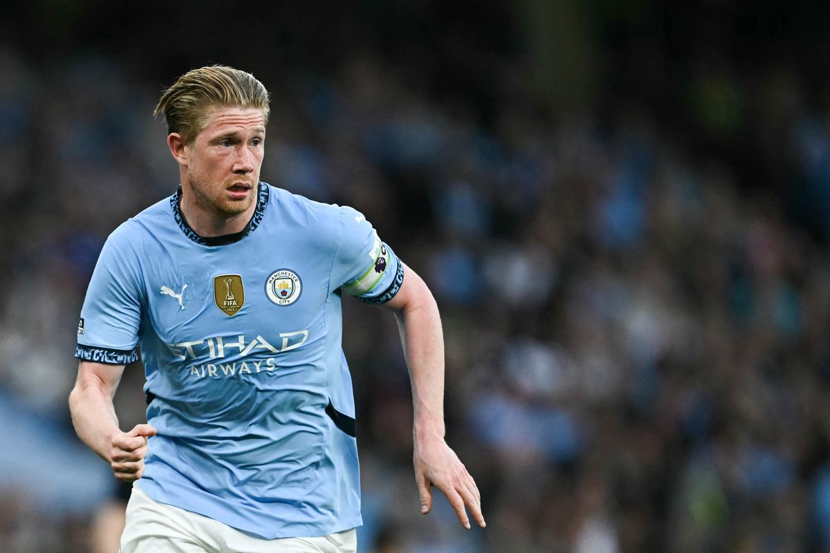A távozó Kevin de Bruyne kedden utolsó mérkőzését játszotta az Etihadban a Manchester City játékosaként.