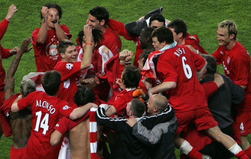 2005-ben a Liverpool nyerte a Bajnokok Ligája fináléját